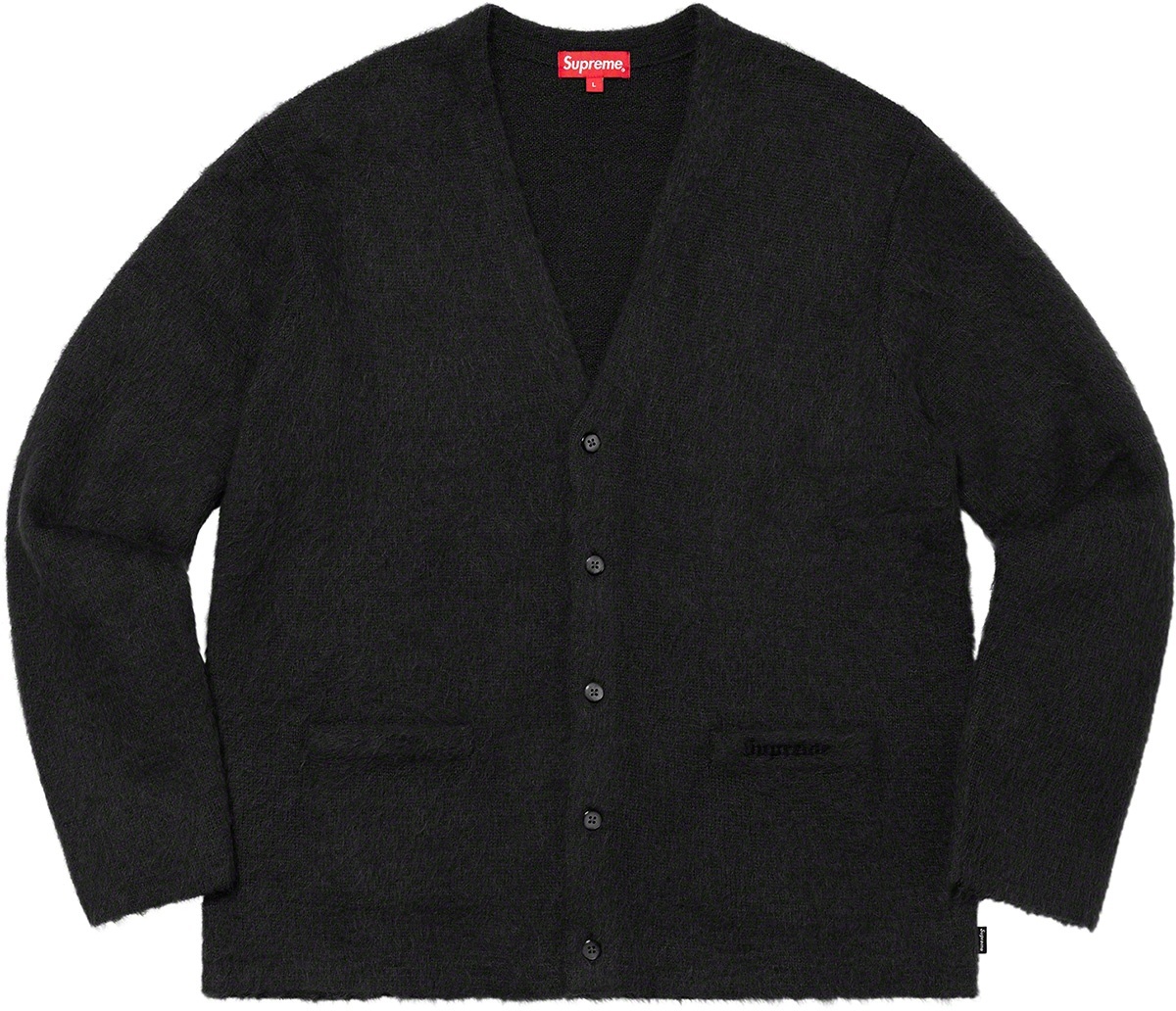 Brushed Mohair Cardigan view 3